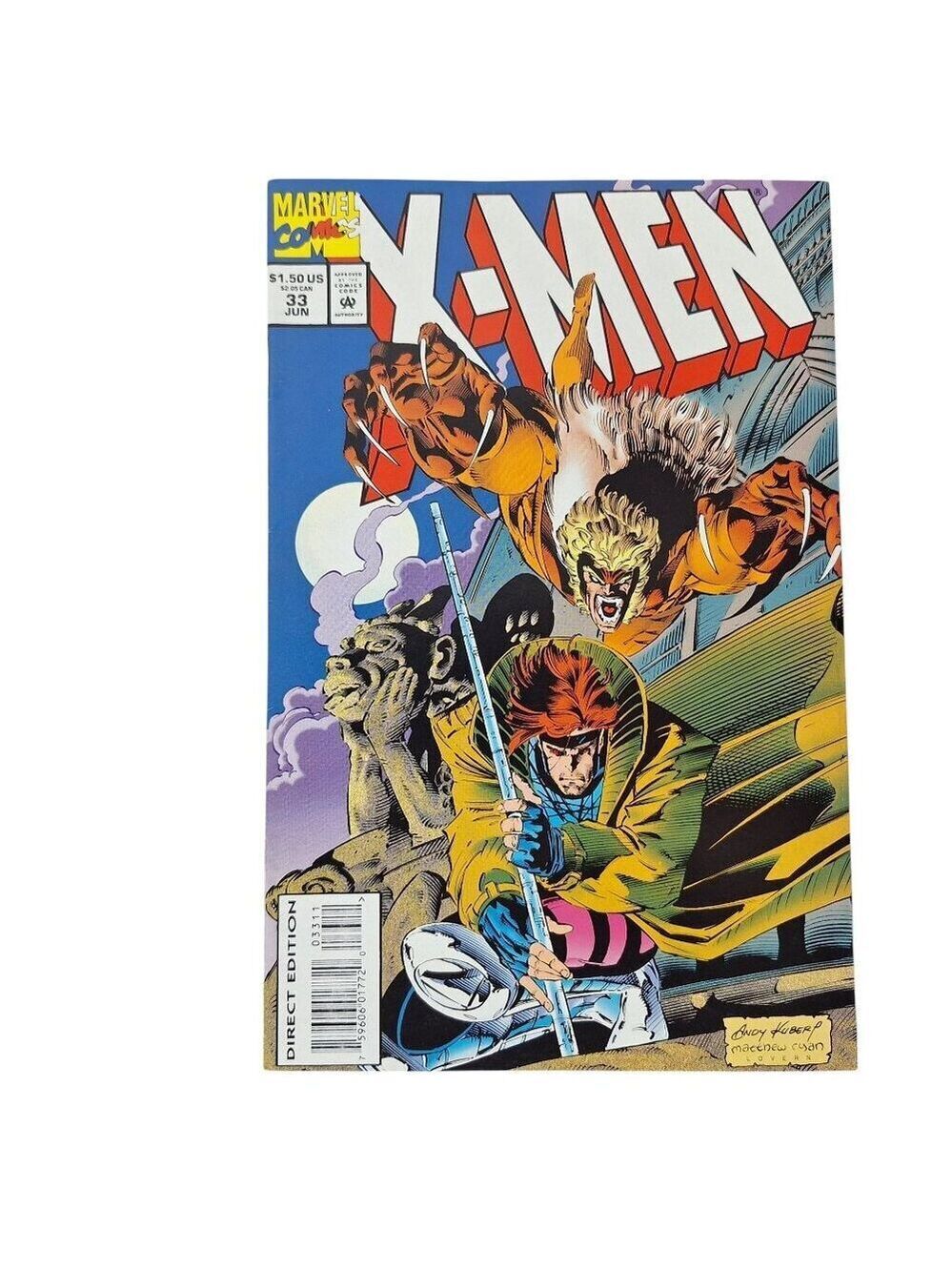 Marvel X Men Comic Book 33 1994